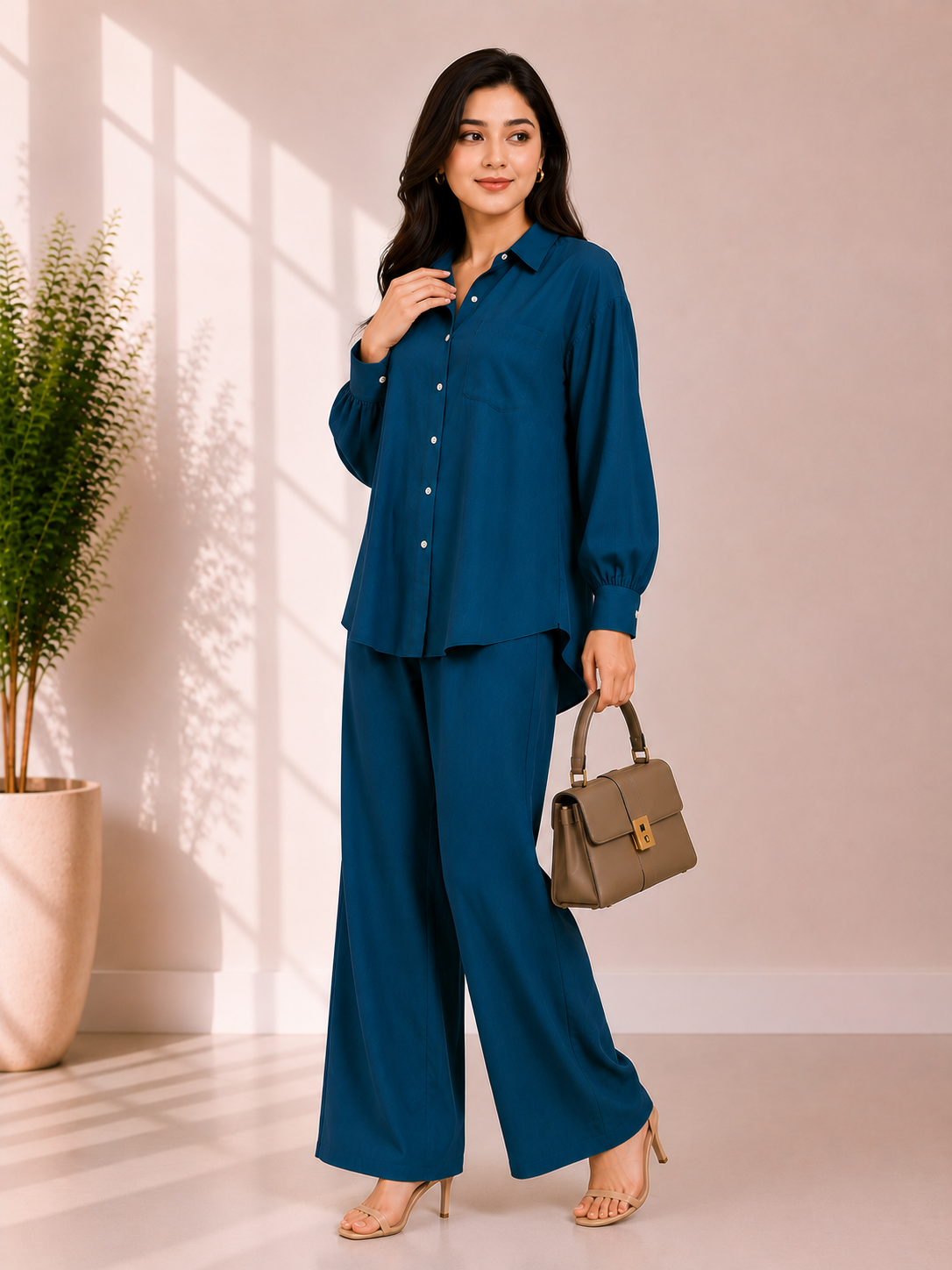 Zylosfit Celeste Korean Georgette Co-Ord Set