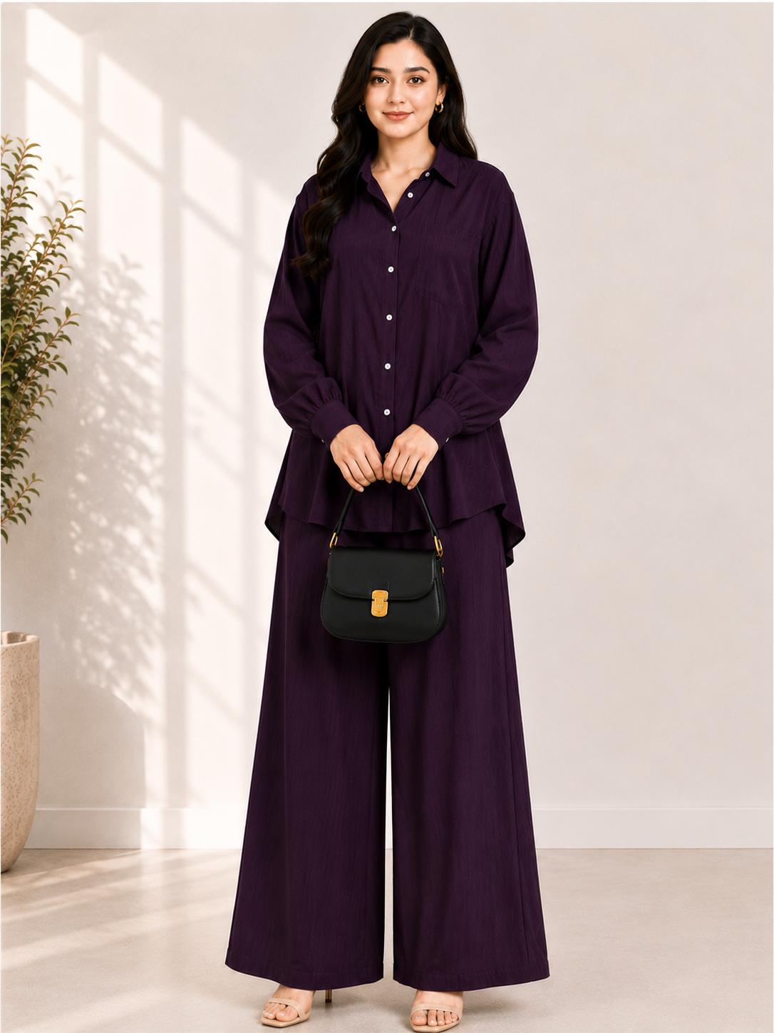 Zylosfit Elara Relaxed Korean Georgette Co-Ord Set